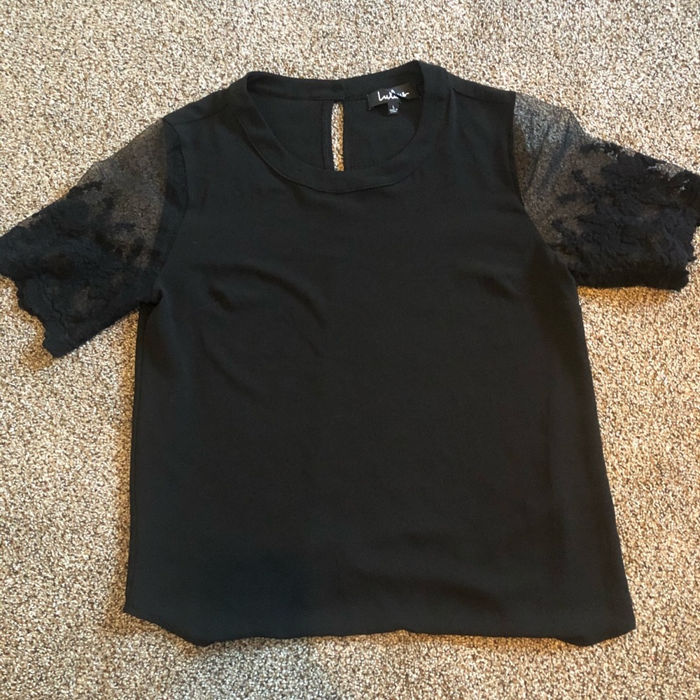 (3/$15) LULUS lace short sleeve <3